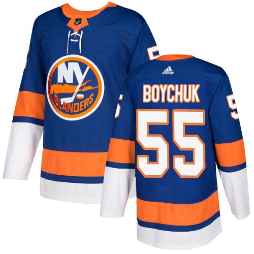 Adidas NEW York Islanders #55 Johnny Boychuk Royal Blue Home Authentic Stitched Youth NHL Jersey->youth nhl jersey->Youth Jersey